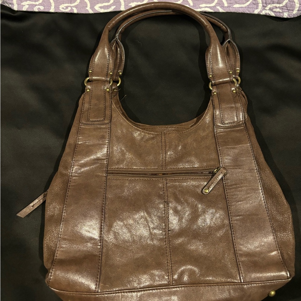 Tignanello Canvas Shoulder Bag